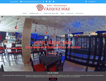 Tablet Screenshot of hotelvazquezdiaz.com